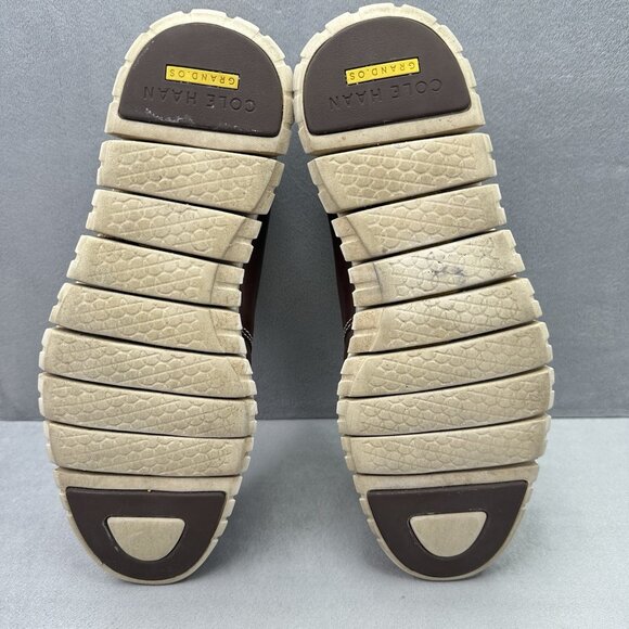 Cole Haan ZeroGrand Mens Size 10 (M) Chukka Boots Brown Leather Lace-Up Ankle - Picture 7 of 8